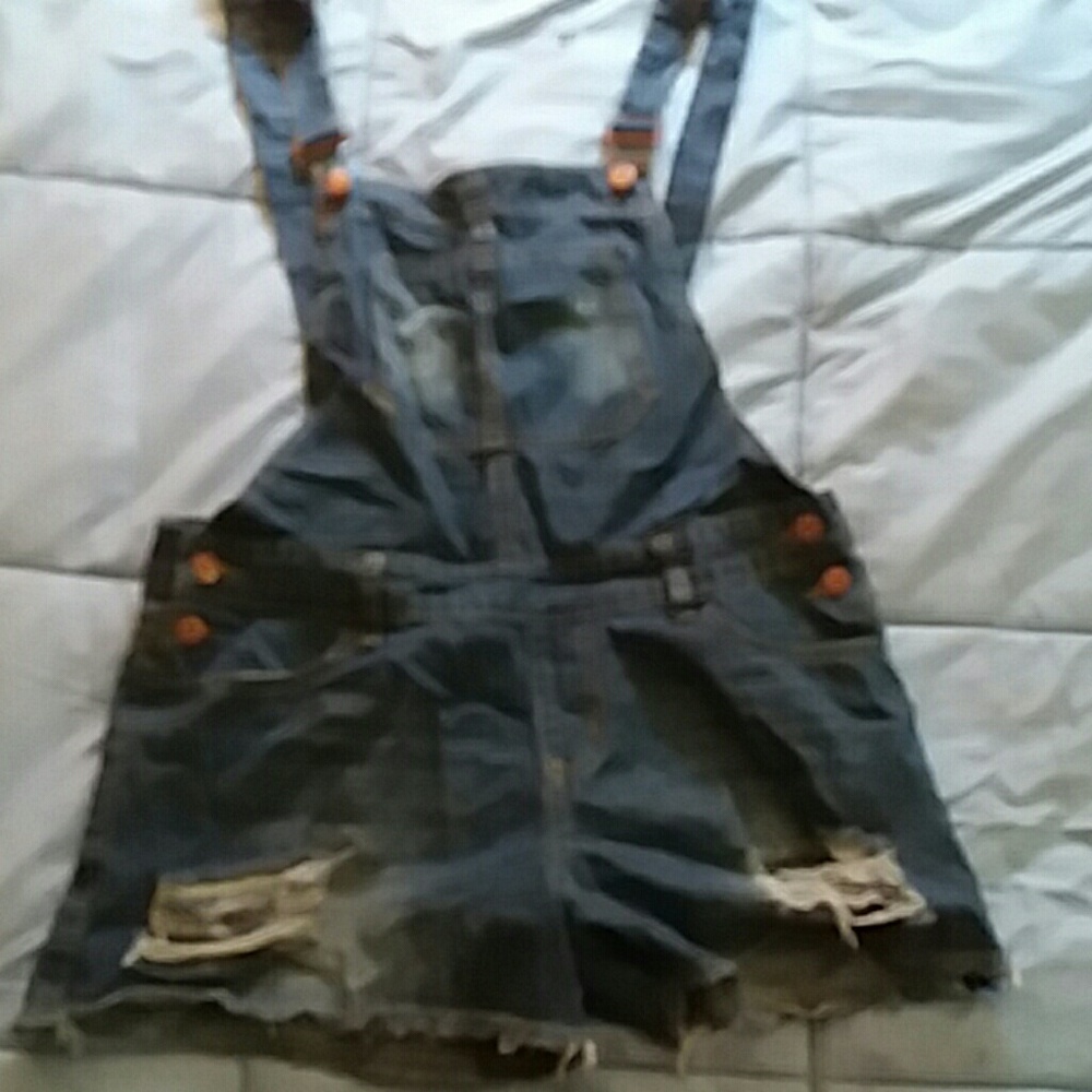 Cute shorts overalls